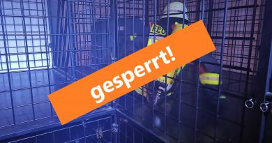 Eindämmung SARS-CoV-2: Atemschutzstrecke geschlossen! Eindämmung SARS-CoV-2: Atemschutzstrecke geschlossen!