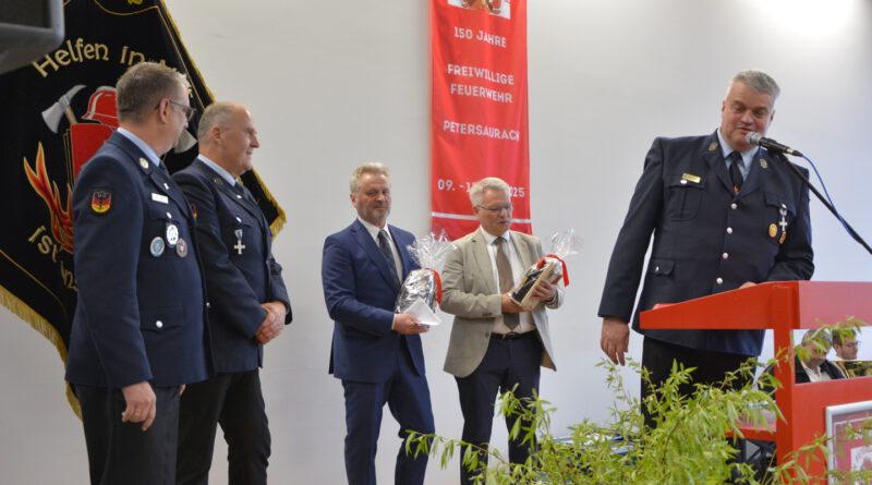 Festkommers anlässlich des Gründungsfestes 150 Jahre Freiwillige Feuerwehr Petersaurach