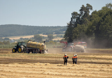 Trockenheit sorgt für steigende Brandgefahr: Feld- und Flächenbrände im Landkreis Ansbach